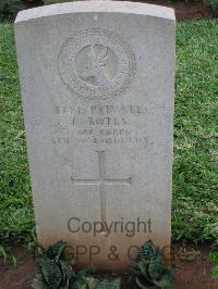 Dar Es Salaam War Cemetery - Botes, L